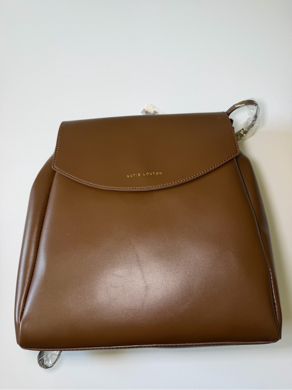 Katie Loxton Brown Vegan Leather Crossbody Bag